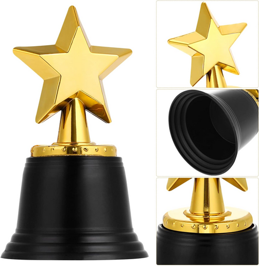 TODDMOMY statuetta trofeo in plastica STELLA 12 cm