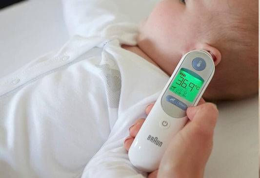 BRAUN ThermoScan 7 natančen ušesni termometer + 21 zaščitnih nastavkov