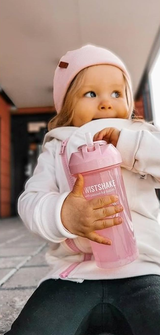 TWISTSHAKE Ποτήρι με καλαμάκι Straw Cup 360 ml 6 μηνών+ χωρίς διαρροές