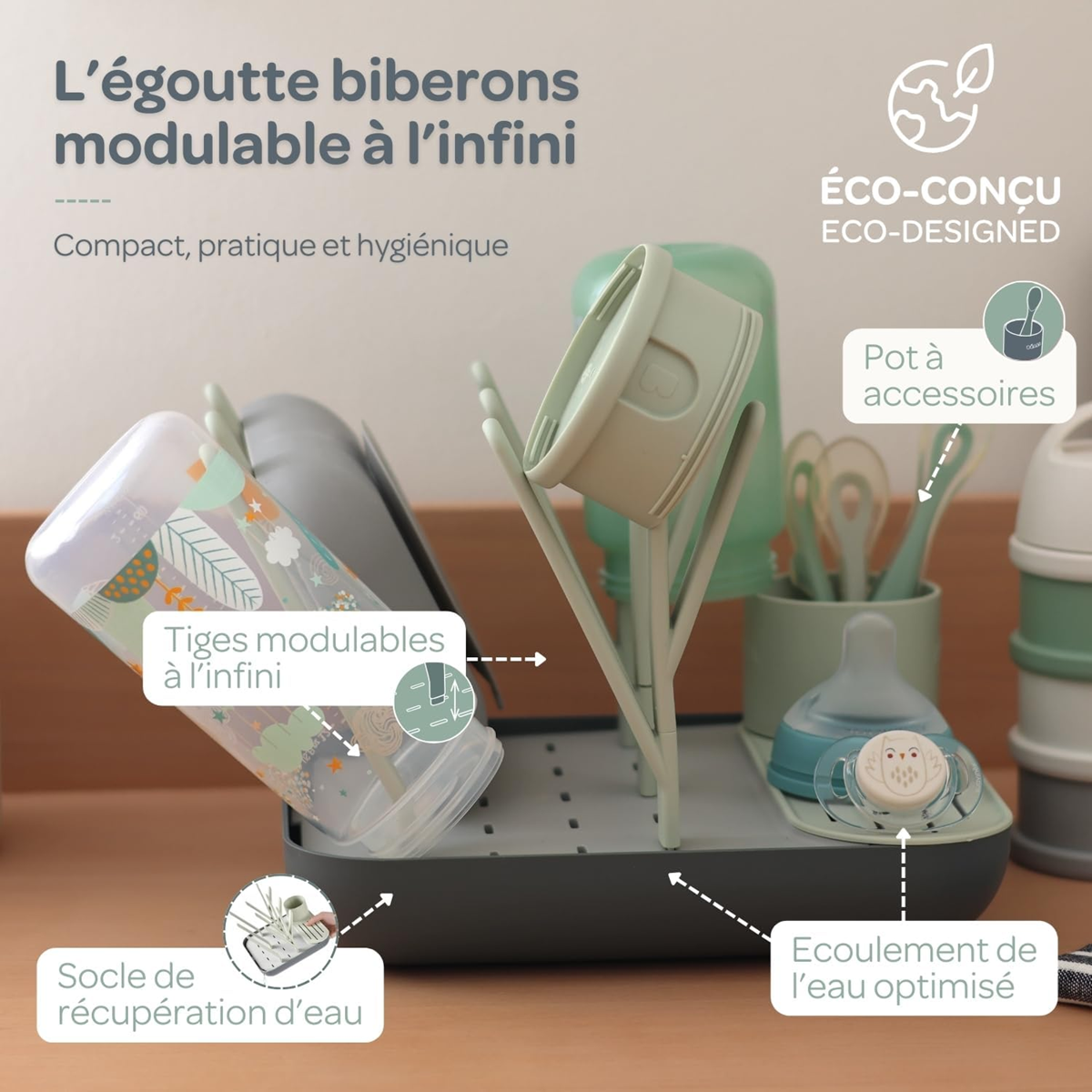 BEABA στεγνωτήριο μπιμπερό και αξεσουάρ