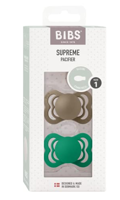 BIBS SUPREME silikonske dude 0-6 mesecev SIMETRIČNE