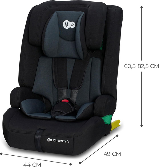 KINDERKRAFT SAFETY FIX 2 i-Size avtosedež 9-36kg skupine 1/2/3 ISOFIX