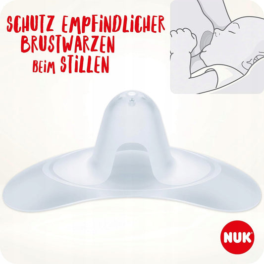 NUK chrániče bradavek na kojení 20mm vel. M x2