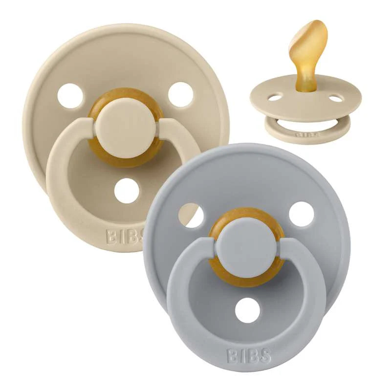 BIBS COLOUR Schnuller 2er-Pack Naturkautschuk 0-6 Monate ANATOMISCH