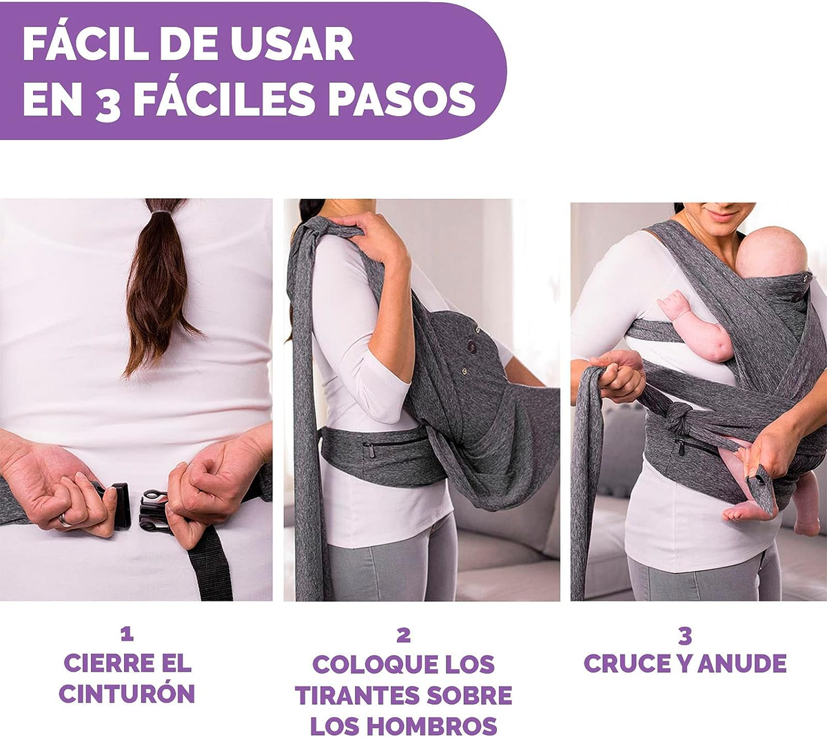 CHICCO Boppy ComfyFit Evolution εργονομικός μάρσιπος για μωρά 0+