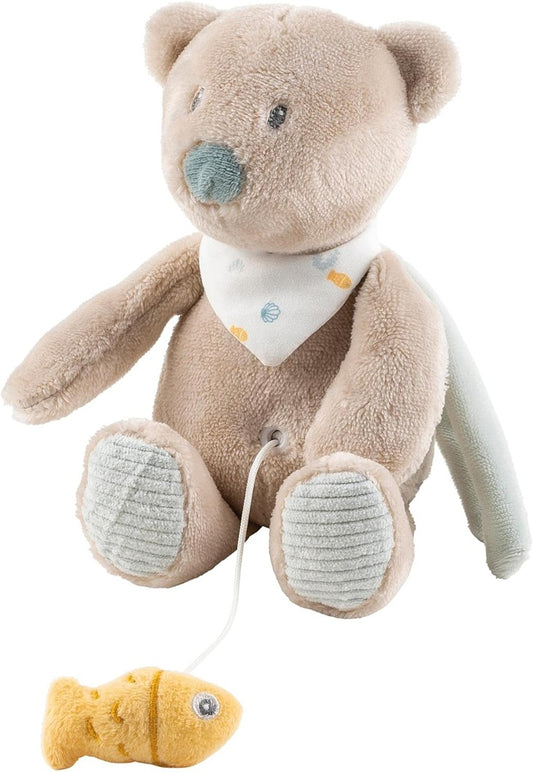 NATTOU Urso Julia peluche de aconchego com caixa de música La-Le-Lu 23 cm