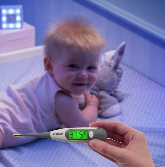 REER ExpressTemp Pro elektronisk LCD-termometer med guldig spets