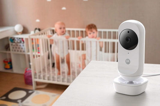 MOTOROLA dodatkowa kamera do niani elektronicznej VM35 VM44 Easy34, biała kamera do monitorowania dziecka