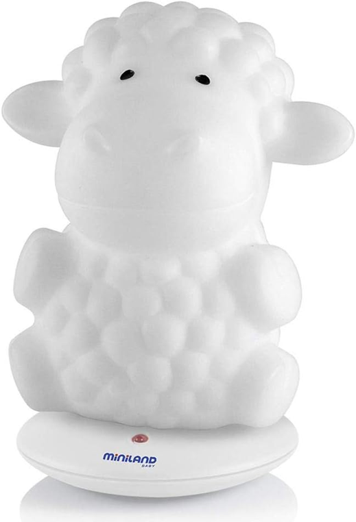 MINILAND Night Sheep lámpara nocturna LED 5 colores 12,5 cm para bebés