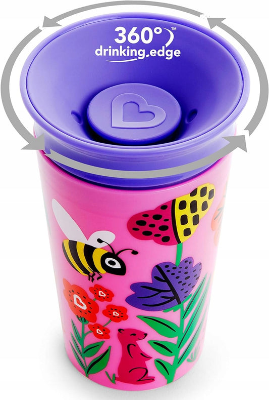 MUNCHKIN WildLove TAZZA ANTIGOCCIA beccuccio 360° APE 1 pezzo