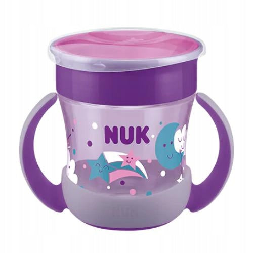 NUK Mini Magic Cup SVÍTÍCÍ NEKAPAJÍCÍ HRNEČEK 160 ml