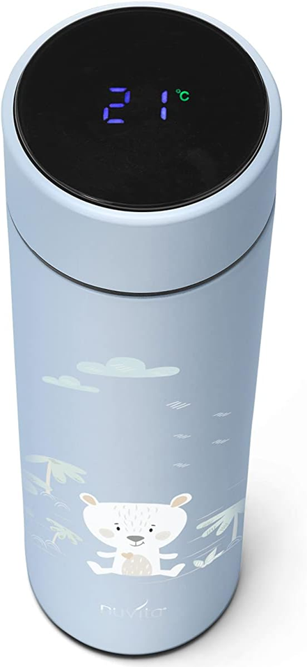NUVITA termos för varma och kalla drycker 500 ml med digital LED-termometer