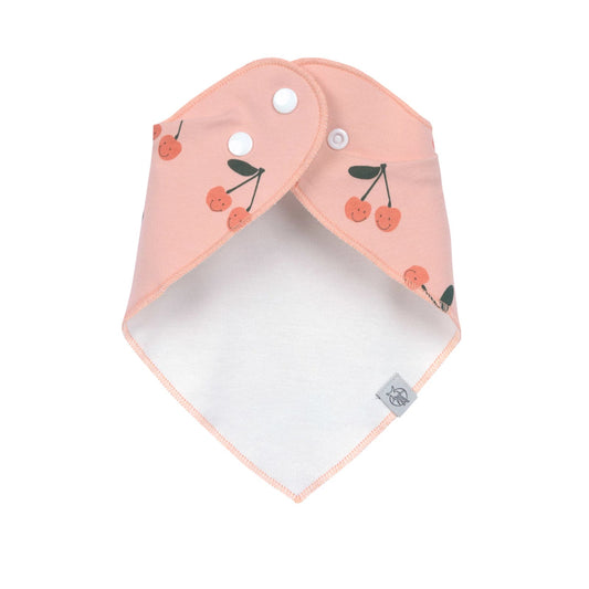 Babete bandana Lässig Happy Fruits Cherry com molas de pressão