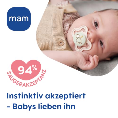 MAM Supreme Night silikonska duda 0-6m x2 SVETLEČI