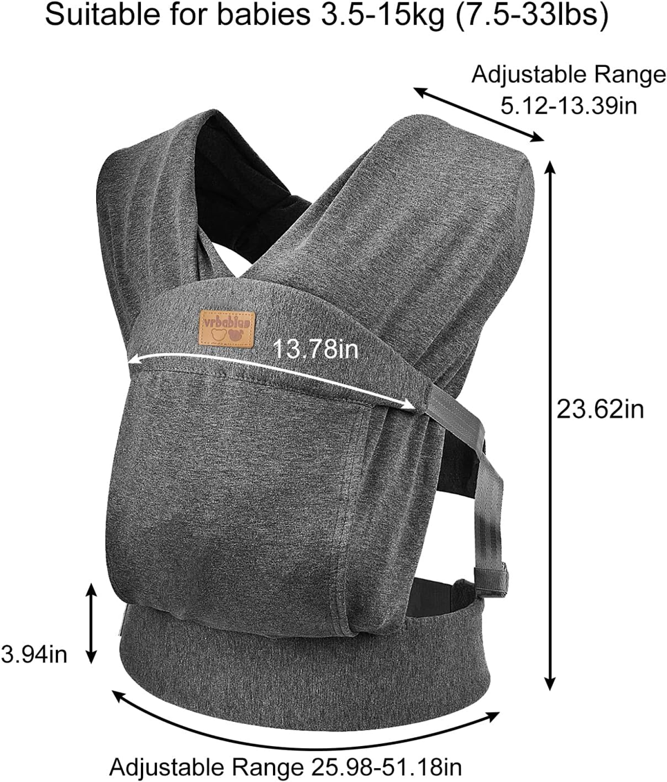 VRBABIES μαλακός εργονομικός μάρσιπος 3–15 kg