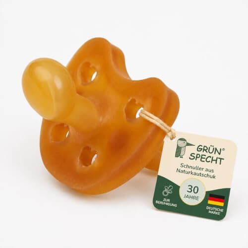 GRÜNSPECHT natural rubber pacifier 0–6 months