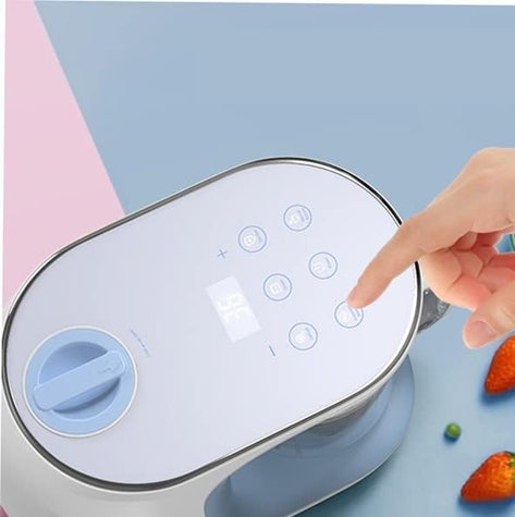 ECCOMUM robot da cucina 5 in 1 vaporiera frullatore sterilizzatore + spatola