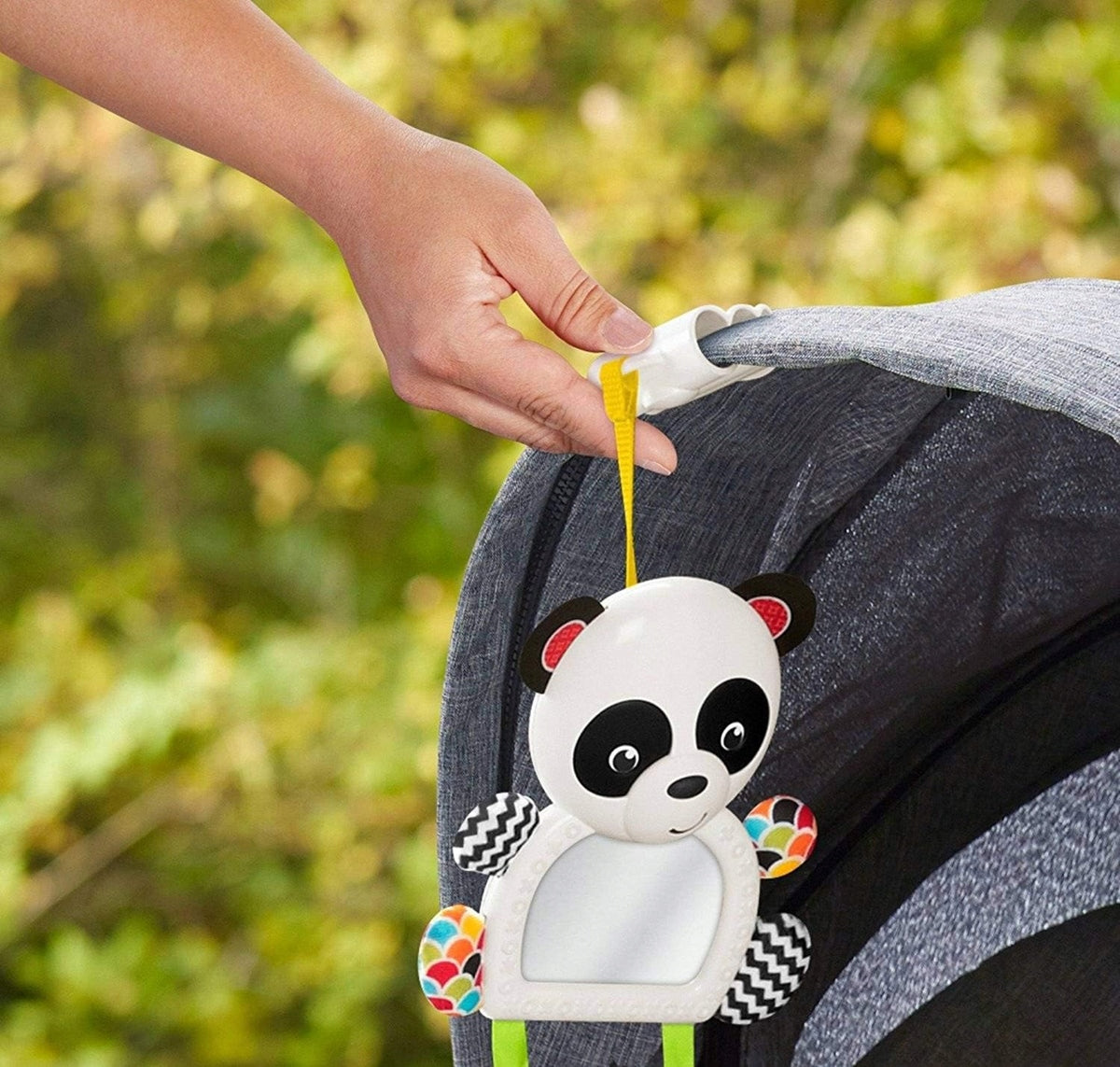 FISHER-PRICE FGH91 obesek z ropotuljico za voziček, avtosedež 37 cm PANDA