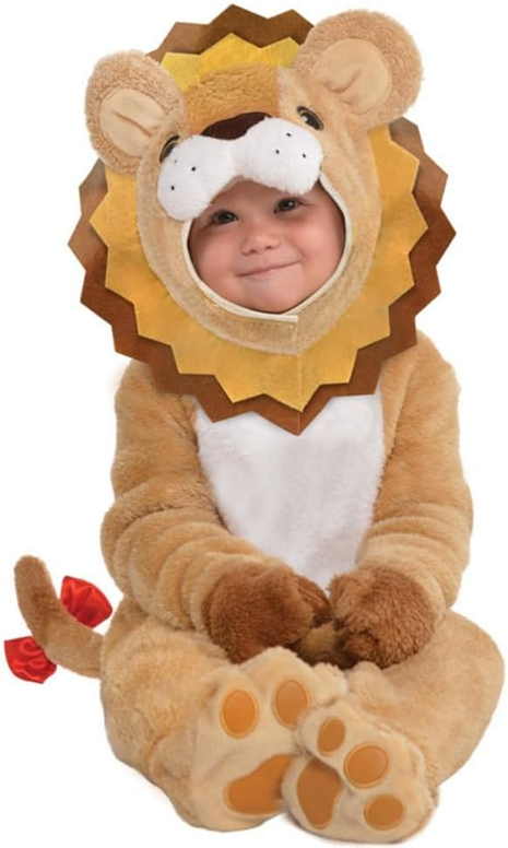 AMSCAN disfraz de peluche Little Roar para bebés 0-6 meses 68 cm LEÓN