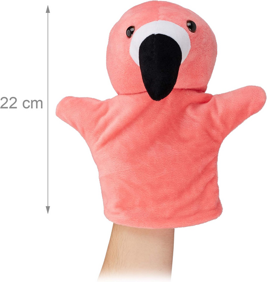 RELAXDAYS fantoches de peluche para representar papéis 8 personagens
