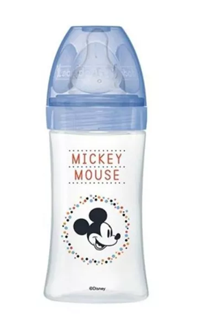 DODIE láhev 270 ml 0-6 m dudlík 2 střední průtok MICKEY