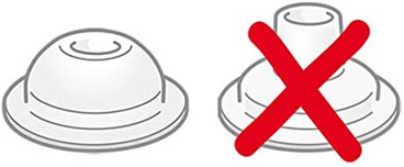 NUK 2 Trinktüllen und 2 Strohhalme für die FLEXI CUP Flasche