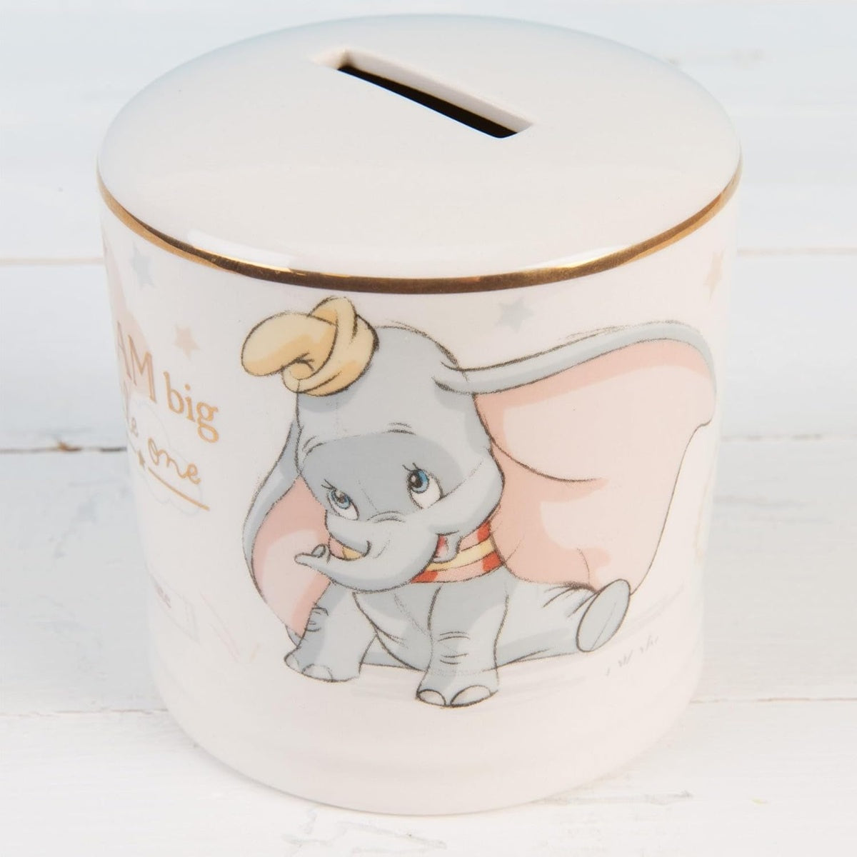 WIDDOP & Co Disney Κεραμική Κουμπαράς Ελέφαντας Dumbo 8,5 x 8,5 εκ.