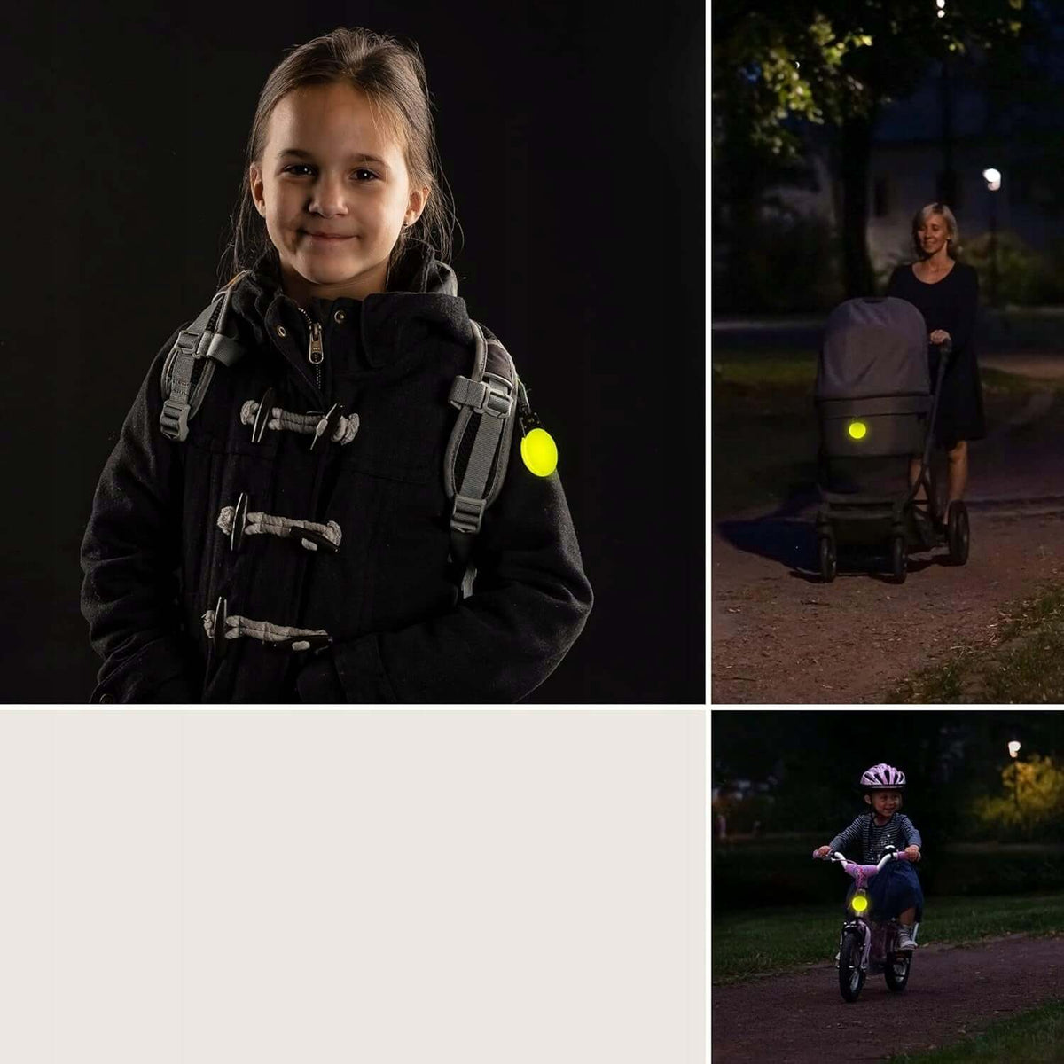 REER Light&Go lampka bezpieczeństwa LED z haczykiem do zawieszenia