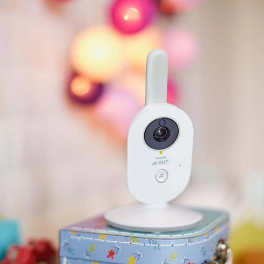 PHILIPS AVENT kamera do niani elektroniczn SCD833 biała z trybem nocnym i dwustronną komunikacją