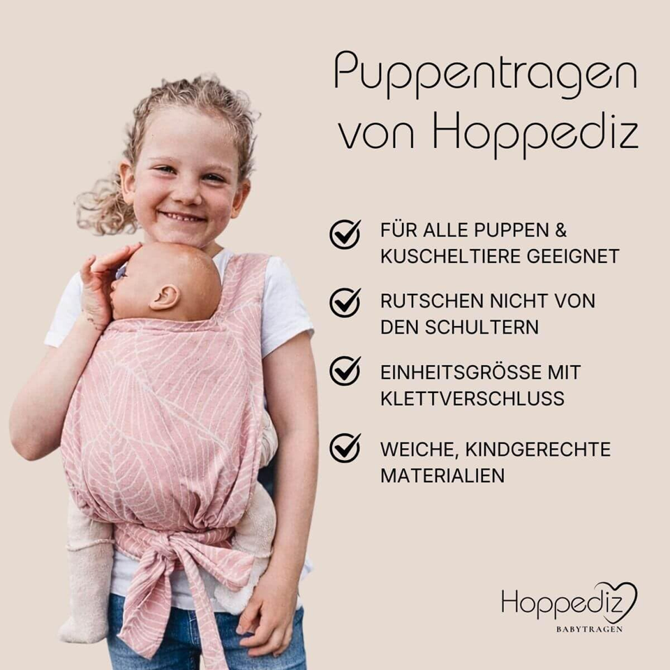 HOPPEDIZ blød bæresele til dukker og bamser