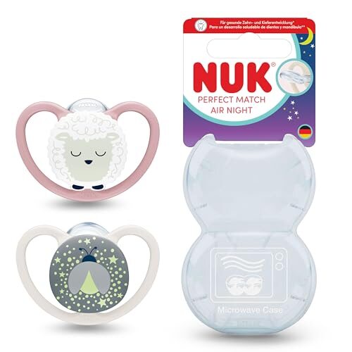 NUK Perfect Match Air Night šidítka 6–18 měsíců.