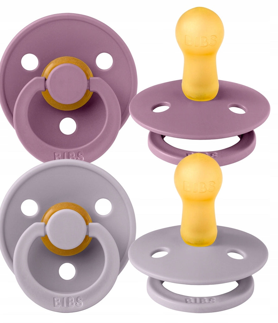 BIBS COLOUR chupetes calmantes 2 pack de caucho para 6 meses+