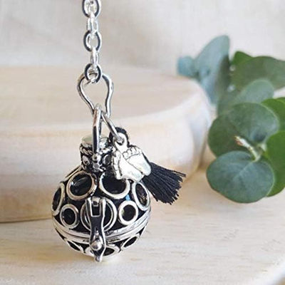 BOLA de GROSSESSE zilveren ketting met belletje voor zwangere mama
