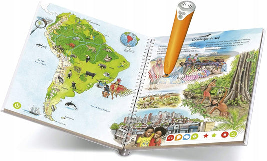 RAVENSBURGER TIPTOI atlas voor de interactieve pen FRANSE VERSIE