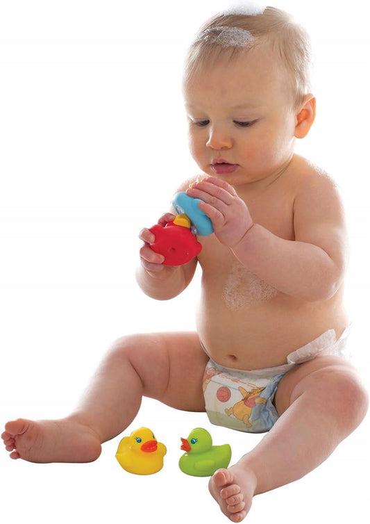 PLAYGRO Bright Baby Duckies гумени патета за баня 6 м+ 4 броя