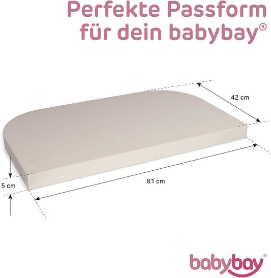 BABYBAY lenzuolo con angoli per Original 81x42 cm x2