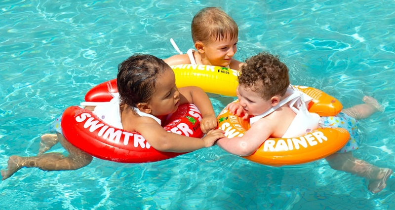 FREDS Swimtrainer aro de aprendizaje para natación para niños de 4 a 8 años 20-36 kg