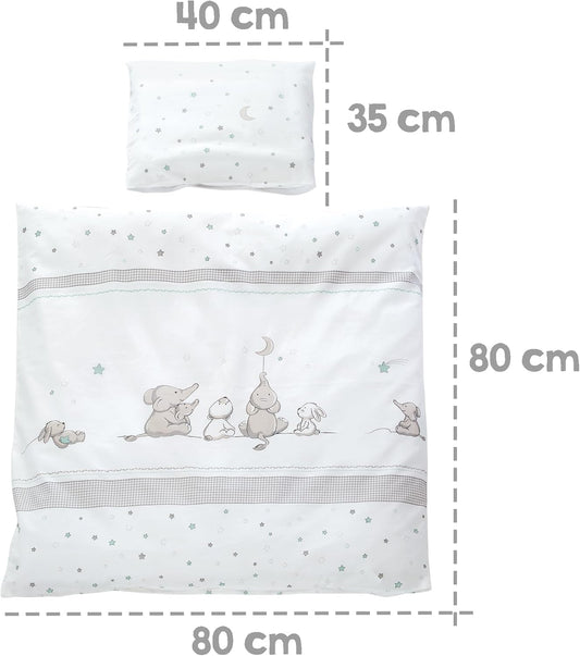 ROBA set di biancheria da letto 2 pezzi MAGIA DELLE STELLE 80x80 / 40x35