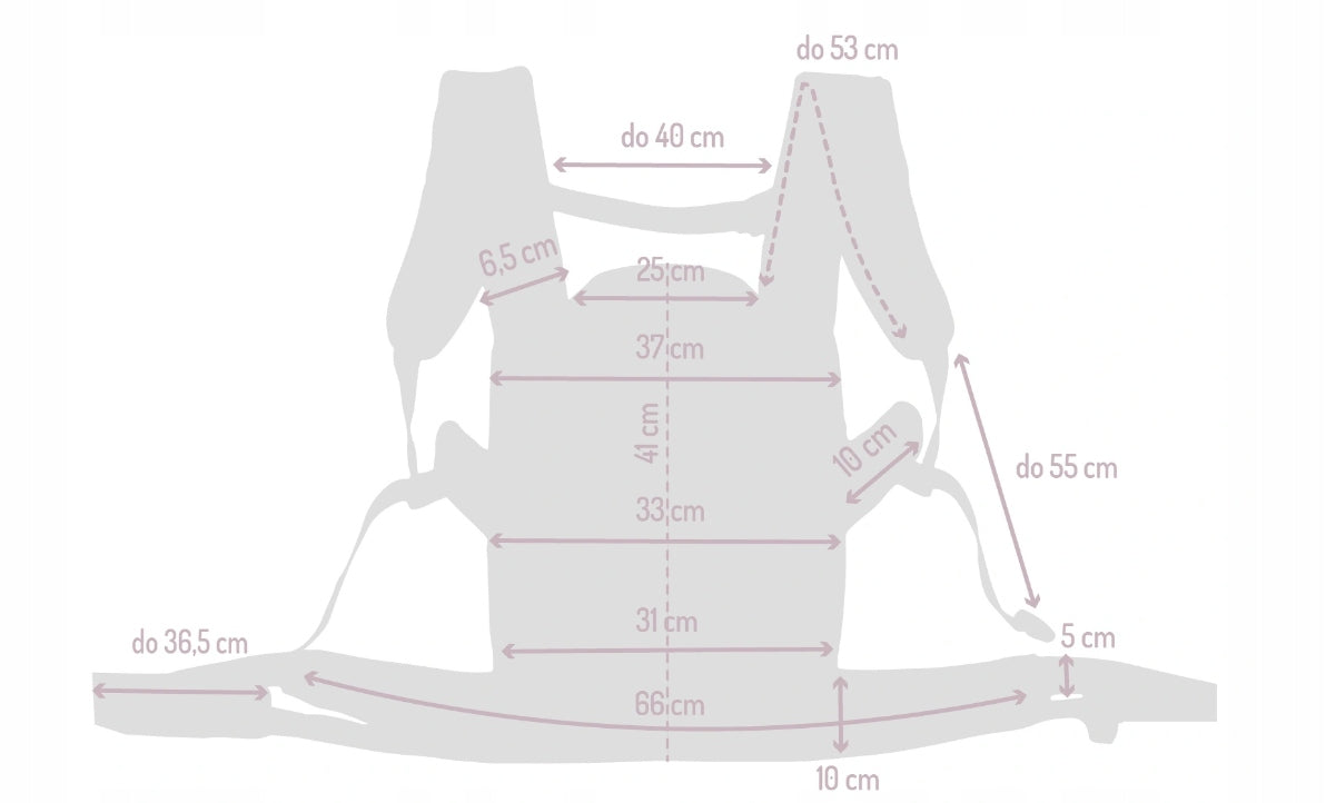 MOMI COLLETE ergonomska nosilka od 3 mesecev do 20 kg
