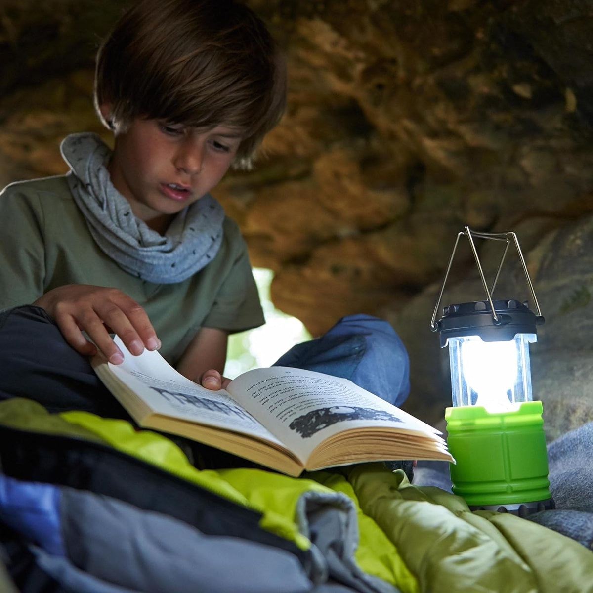 HABA Terra Kids φορητή λάμπα LED με λαβές και αποθηκευτικό χώρο 8,5 x 19 cm