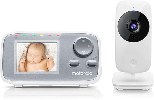 MOTOROLA kamera do niani MBP482 biały monitor z kamerą, tryb nocny, czujnik temperatury, mikrofon