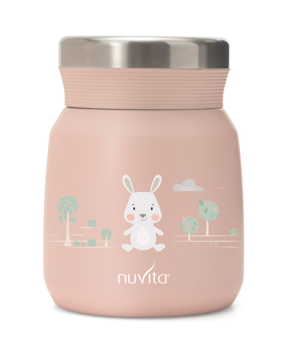 NUVITA 4471 Essens-Thermobehälter aus Edelstahl 300 ml 6 m+
