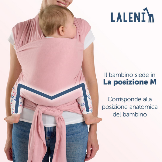 LALENI elastična nosilna ruta za dojenčka do 15kg