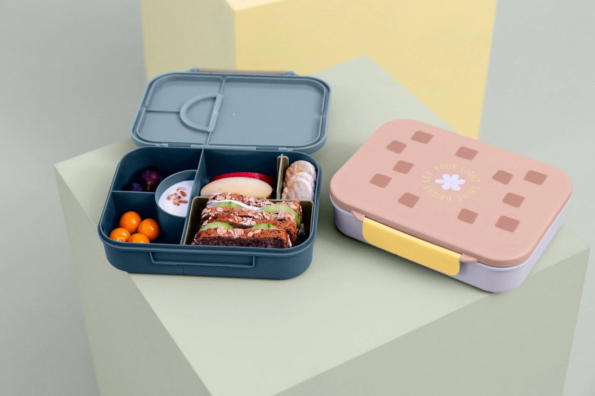 Кутия за обяд Bento Lässig Pattern Party, Blue Green
