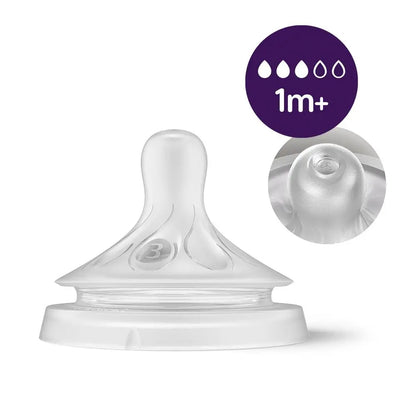 PHILIPS AVENT Biberón Natural RESPONSE 260 ml 1m+ con ventilación AIR FREE
