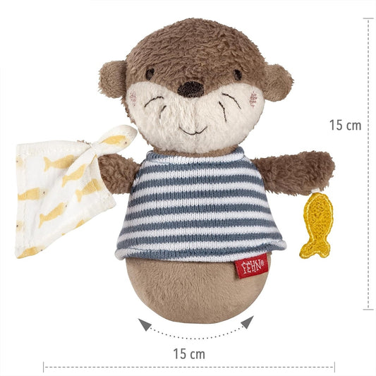FEHN boneco WDYRA que não tomba, com roca, 15 cm