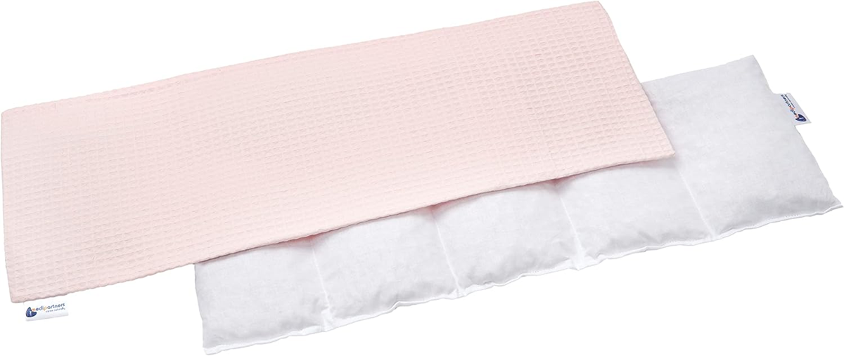 Cojín térmico de algodón con huesos de cereza MEDI PARTNERS 20x60 cm para calor y frío