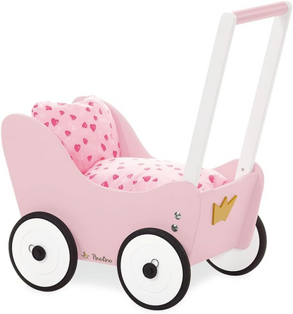 PINOLINO Prinses Lea coche de muñecas de madera 35 x 55 x 58 cm
