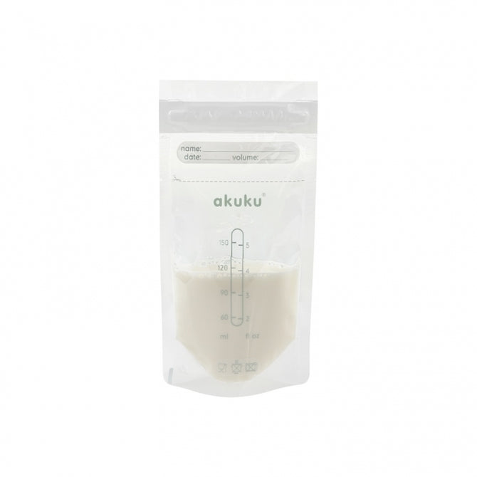 AKUKU sterile Beutel zur AUFBEWAHRUNG VON MUTTERMILCH 150ML x30