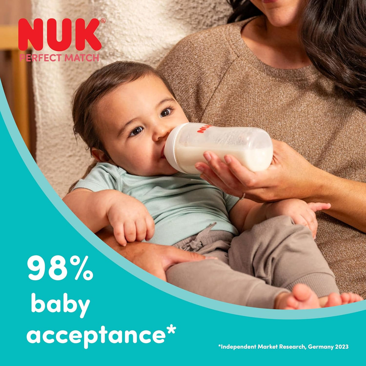 NUK Perfect Match cuclj 6m+ x2